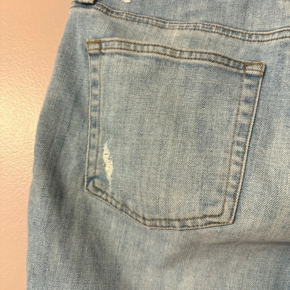 Talbots Modern Ankle Jeans With Ribbon  Tape Sea Glass Wash Size 6P - Picture 8 of 10